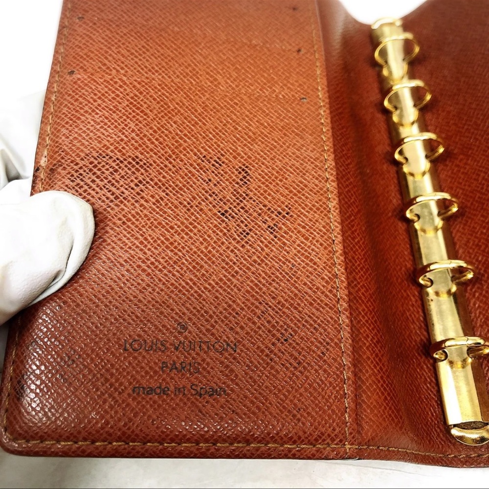 Louis Vuitton Agenda PM monogram 6 rings cover - Picture 8 of 12